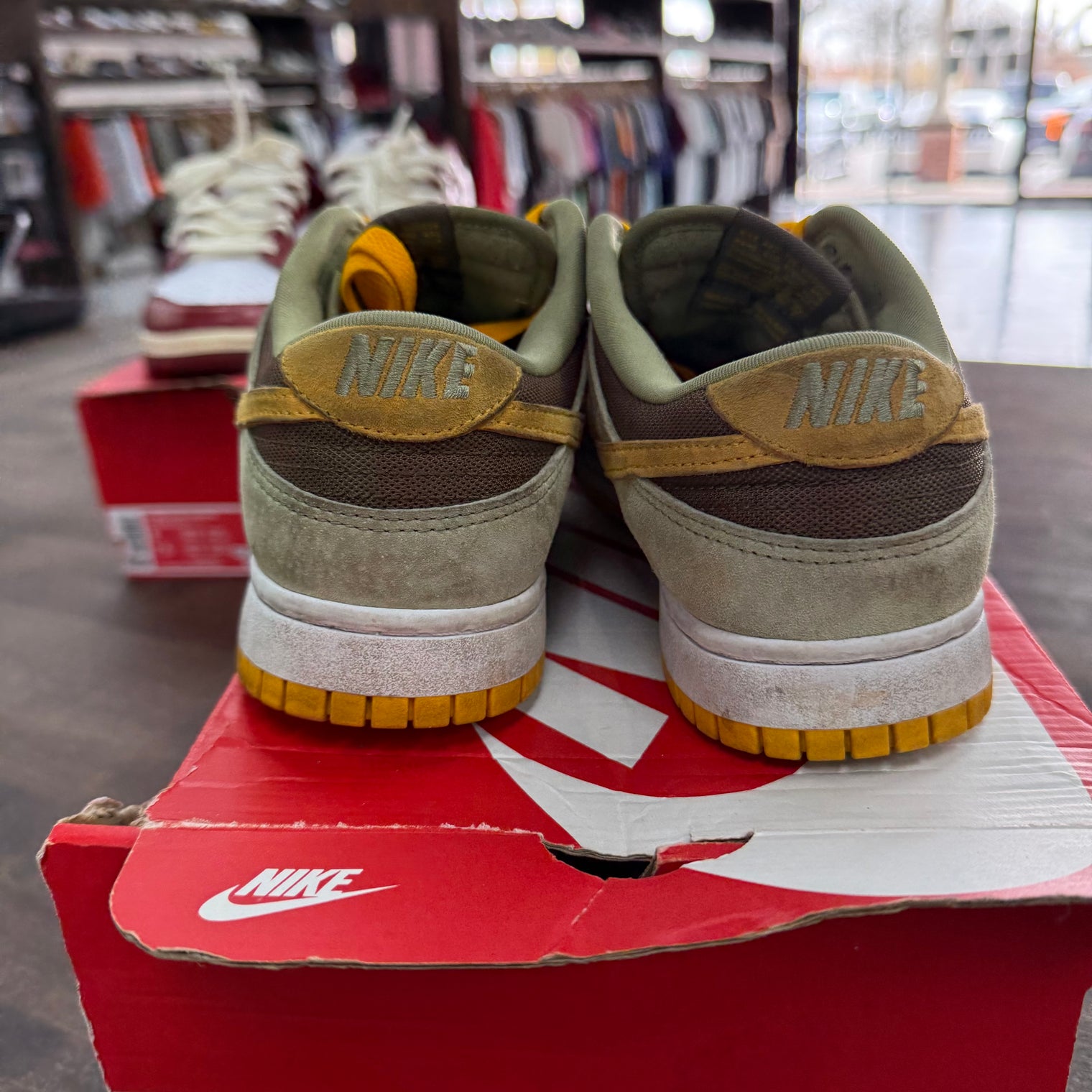 Dusty Olive Nike Dunk Low (USED)