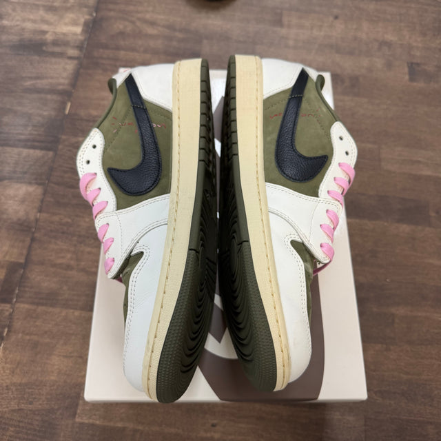 Travis Scott Medium Olive Jordan 1 Low OG SP (USED)