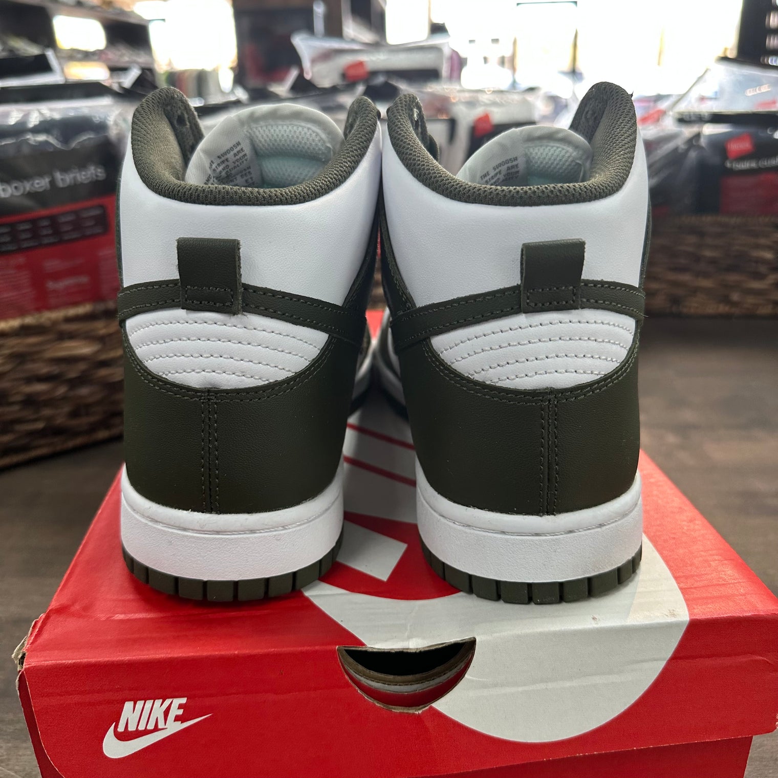 Khaki Dunk High (USED)