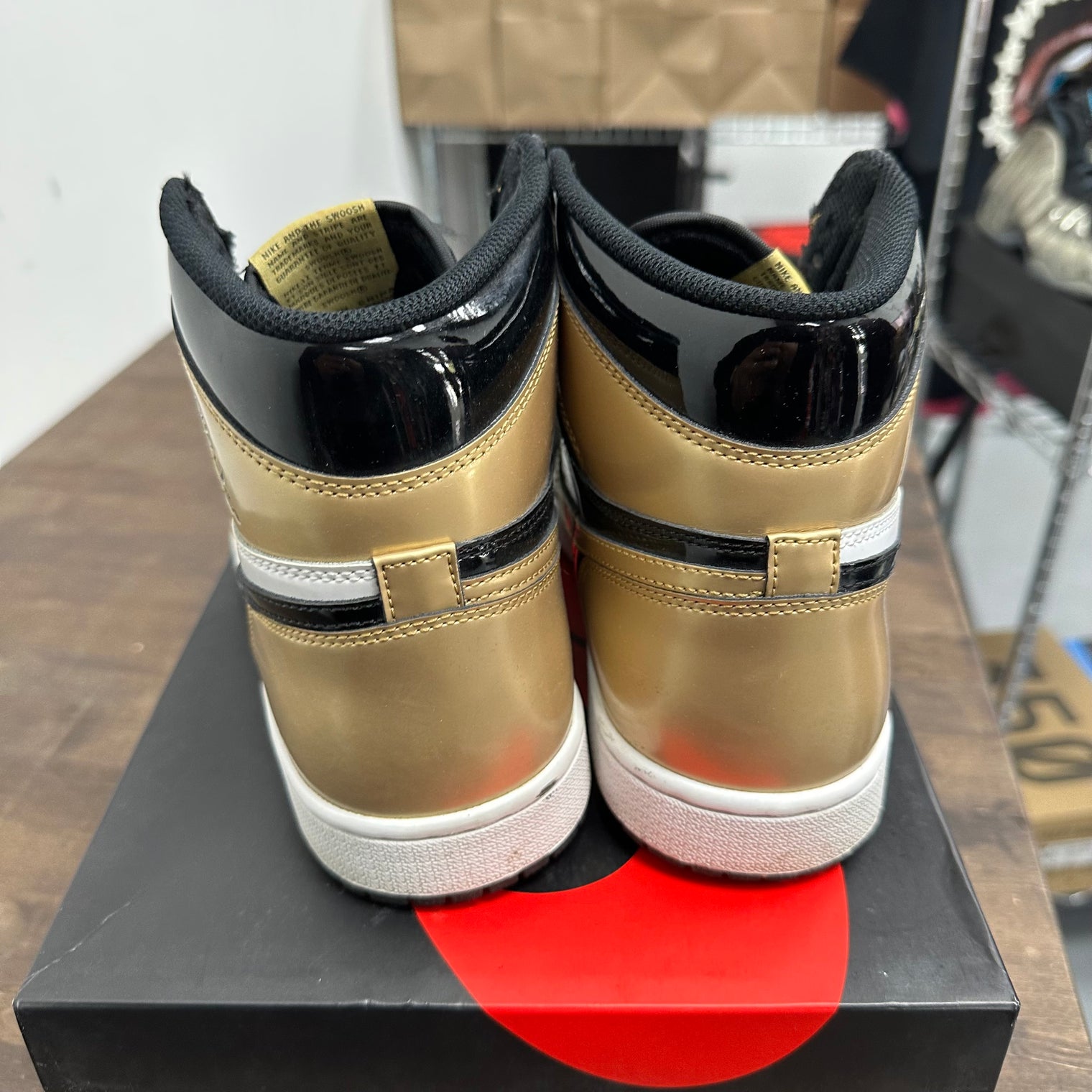 Patent Gold Toe Jordan 1 High NRG (USED)