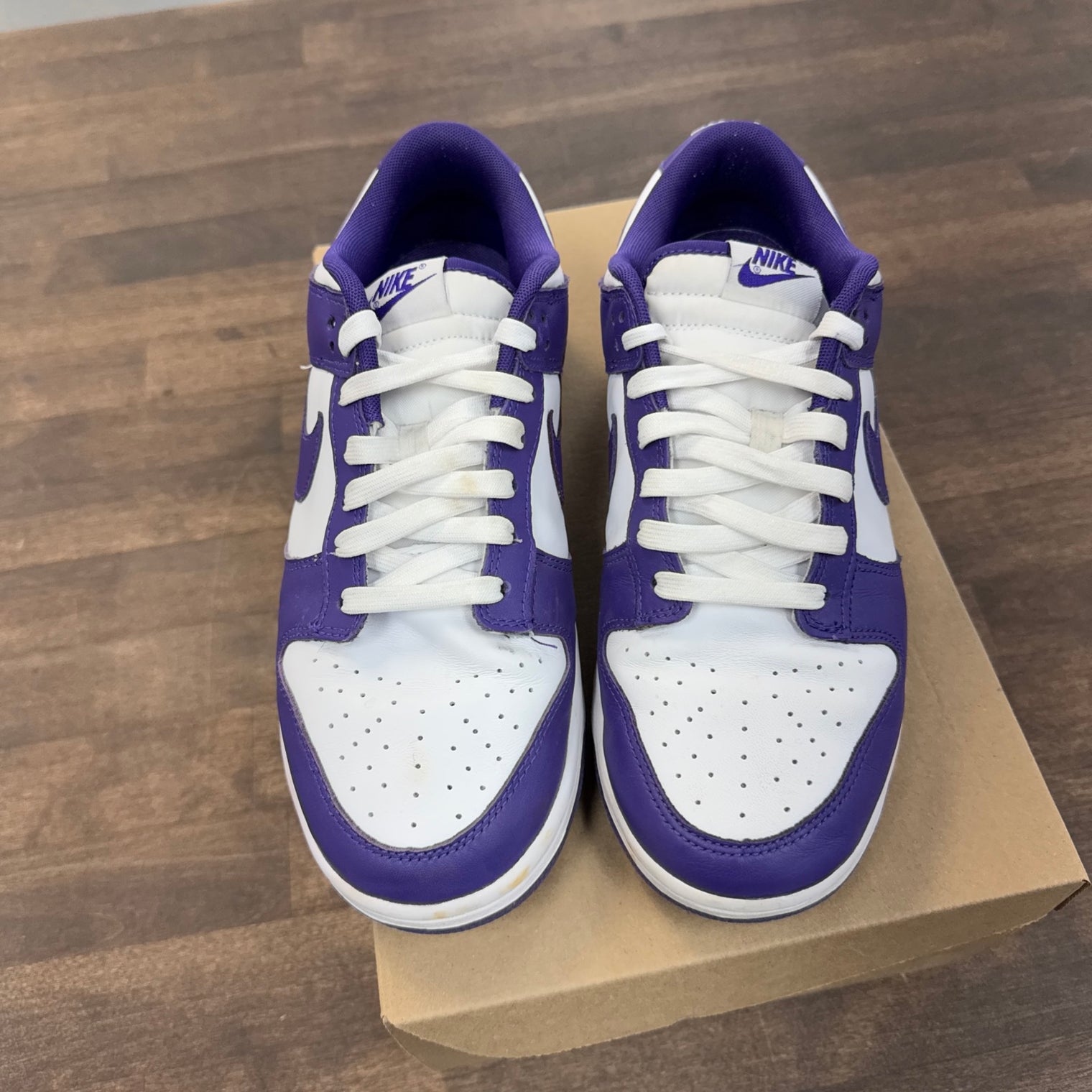 Court Purple Dunk Low (USED, No Box)