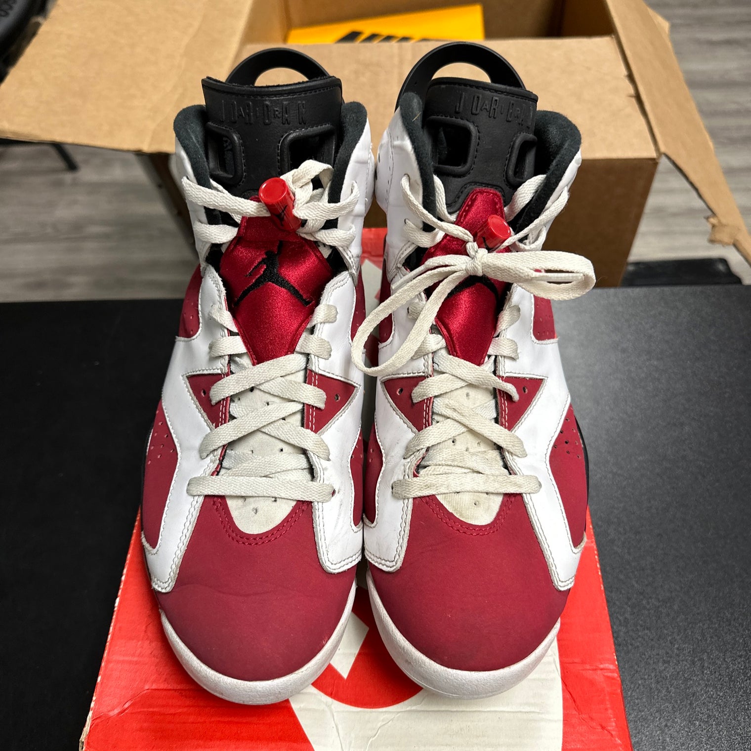 Jordan 6 Carmine (USED, no box)