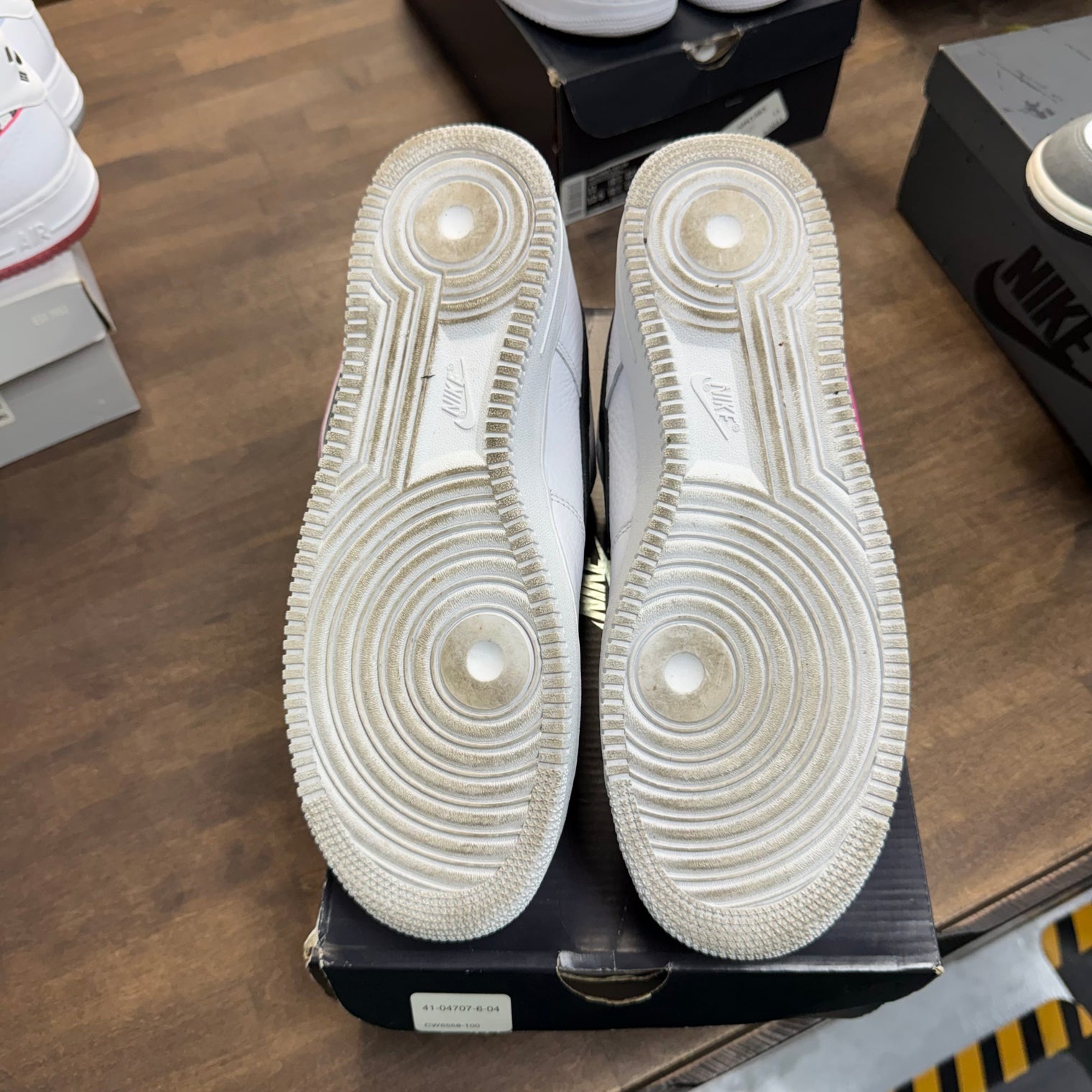 Zip Swoosh White Nike Air Force 1 Low (USED)