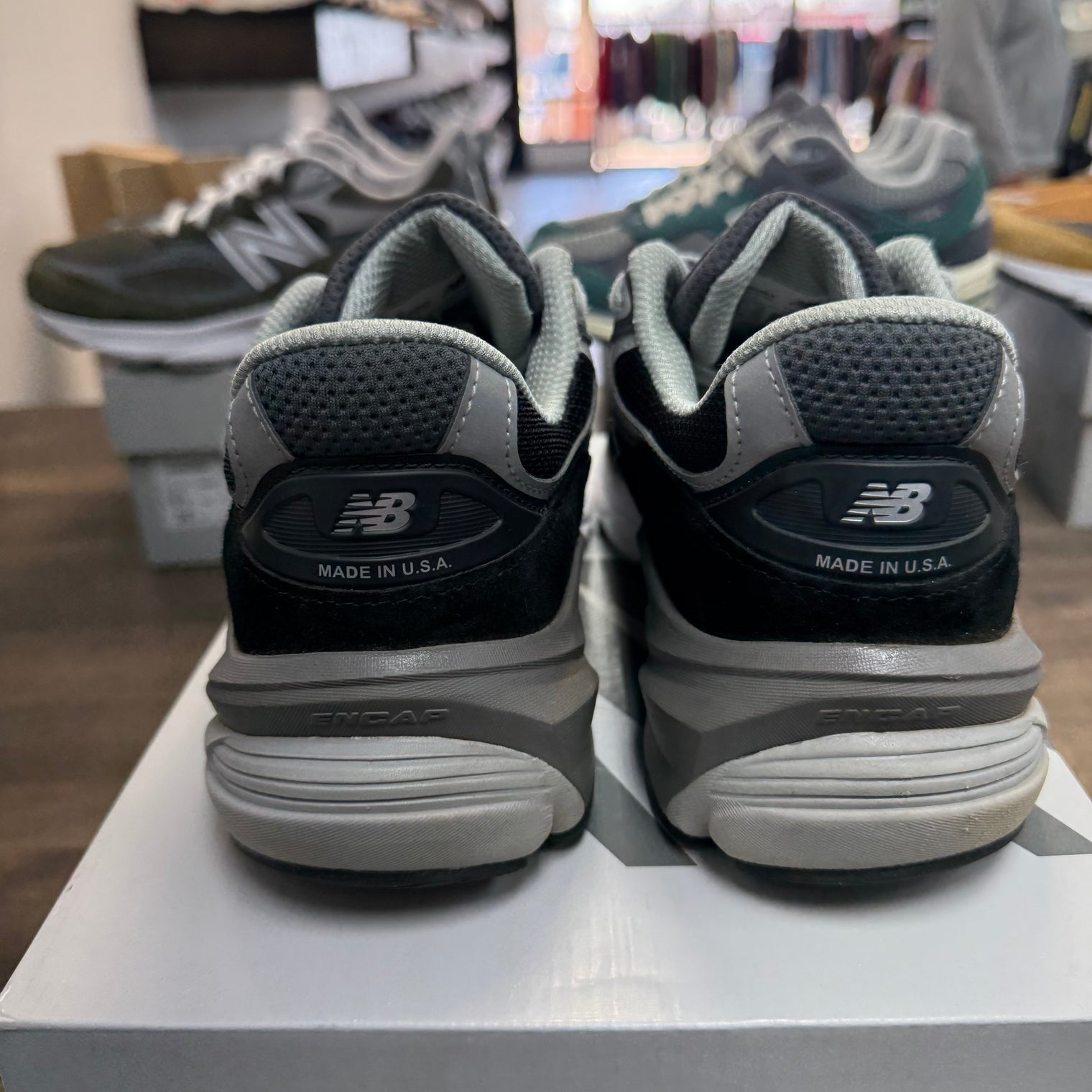 New Balance 990v6 MiUSA Black Grey White (US 9.5) (USED)