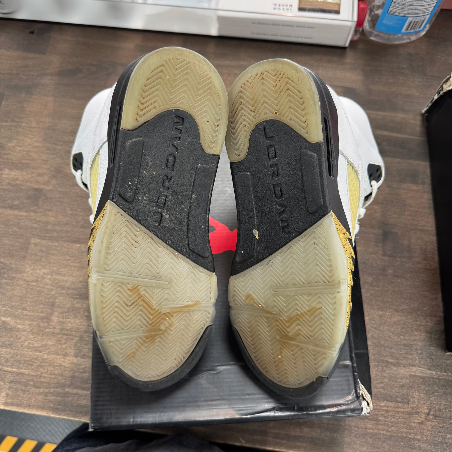 Olympic Gold Medal Jordan 5 Retro (USED)