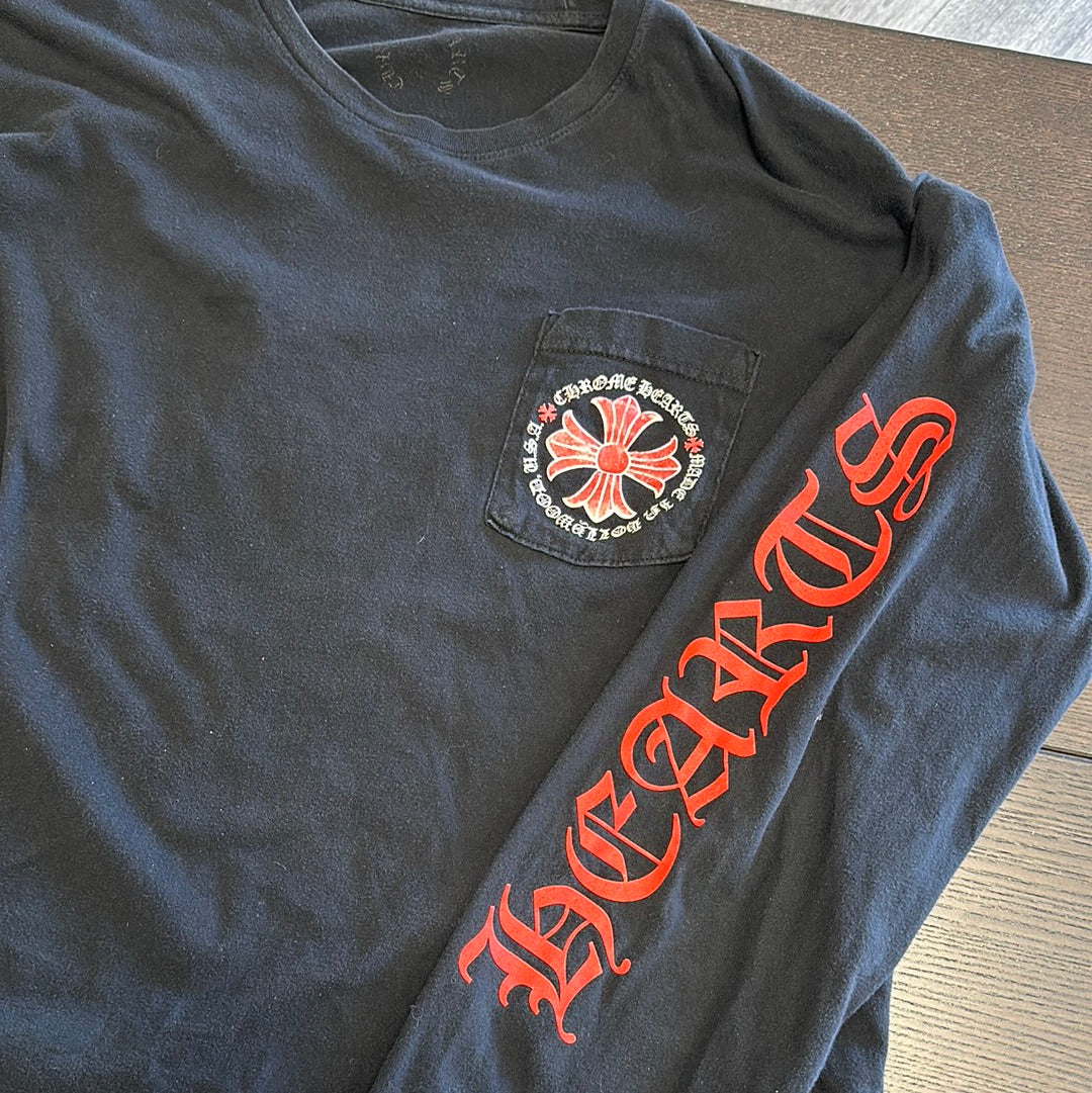 Chrome Hearts Made in Hollywood Plus Cross Long Sleeve (Used)