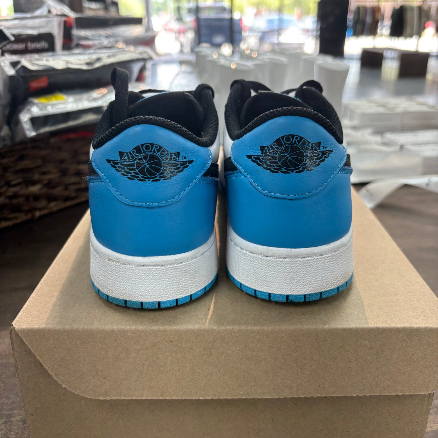 (GS) Powder Blue Jordan 1 Low (USED,No Box)