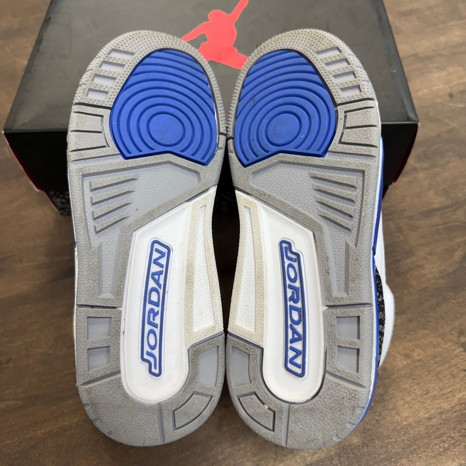 (GS) Racer Blue Jordan 3 (USED)