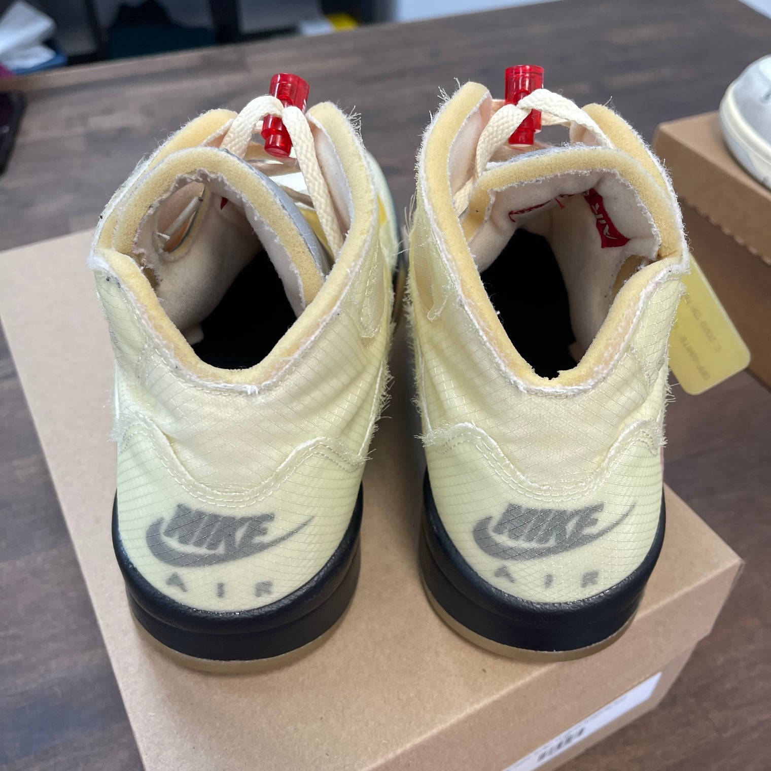 Off-White Sail Jordan 5 (USED, No Box)