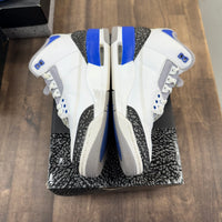 Racer Blue Jordan 3 Retro (USED)