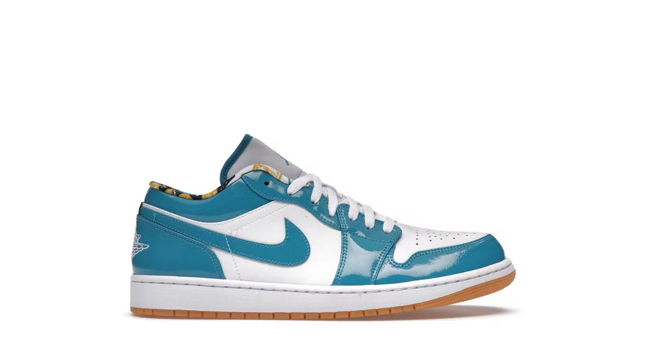 Barcelona Cyber Teal Jordan 1 Low