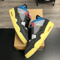 Jordan 4 Retro Union off Noir (USED,no box)
