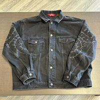 Supreme Shibori Denim Trucker Jacket (Used)