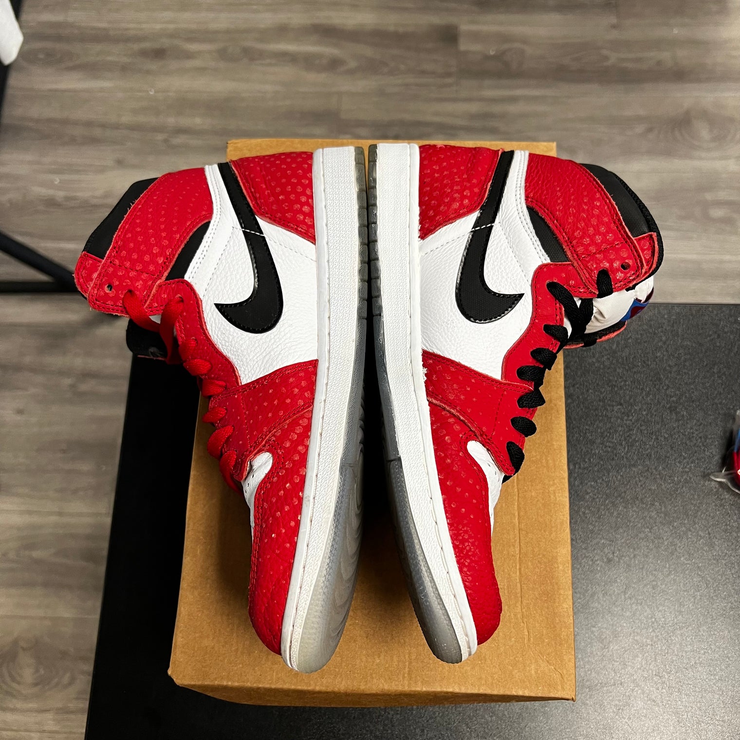 Spiderman Origin Story Jordan 1 High (USED, No Box)