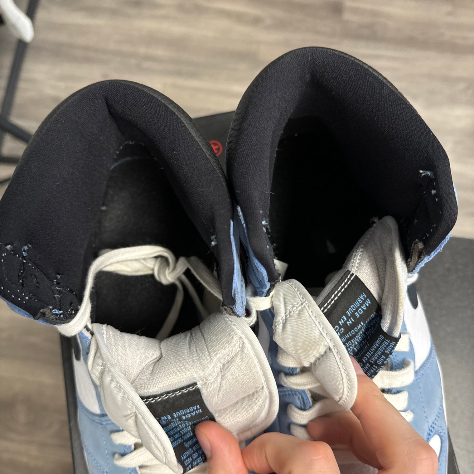 University Blue Jordan 1 High (USED)