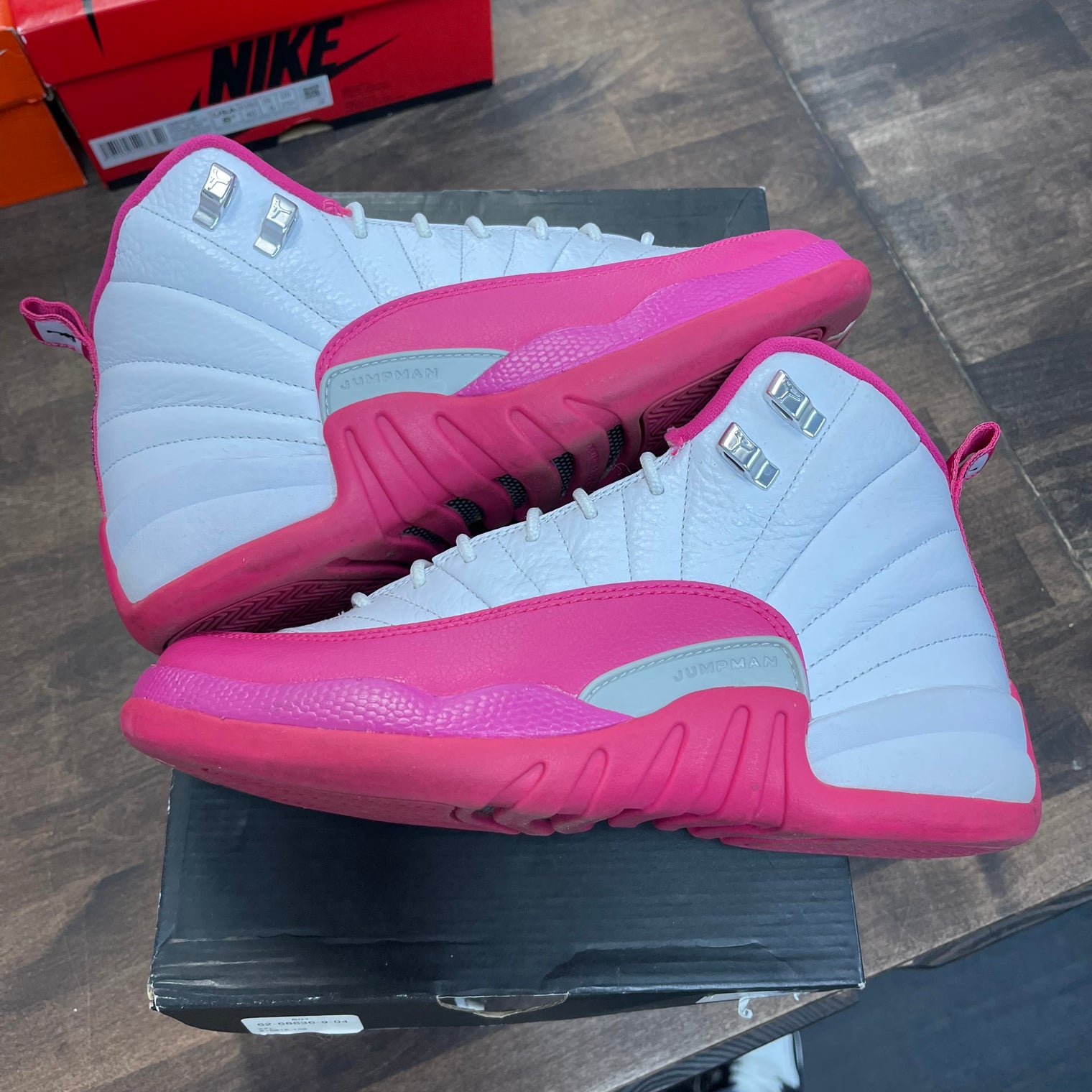 Dynamic Pink Jordan 12 (GS) (USED)