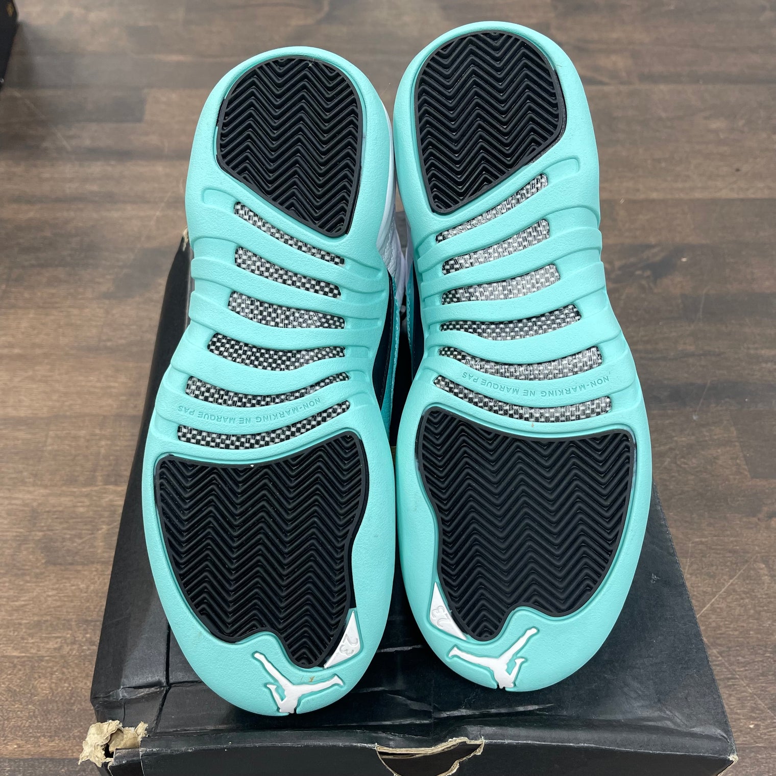 (GS) Light Aqua Jordan 12 (USED)