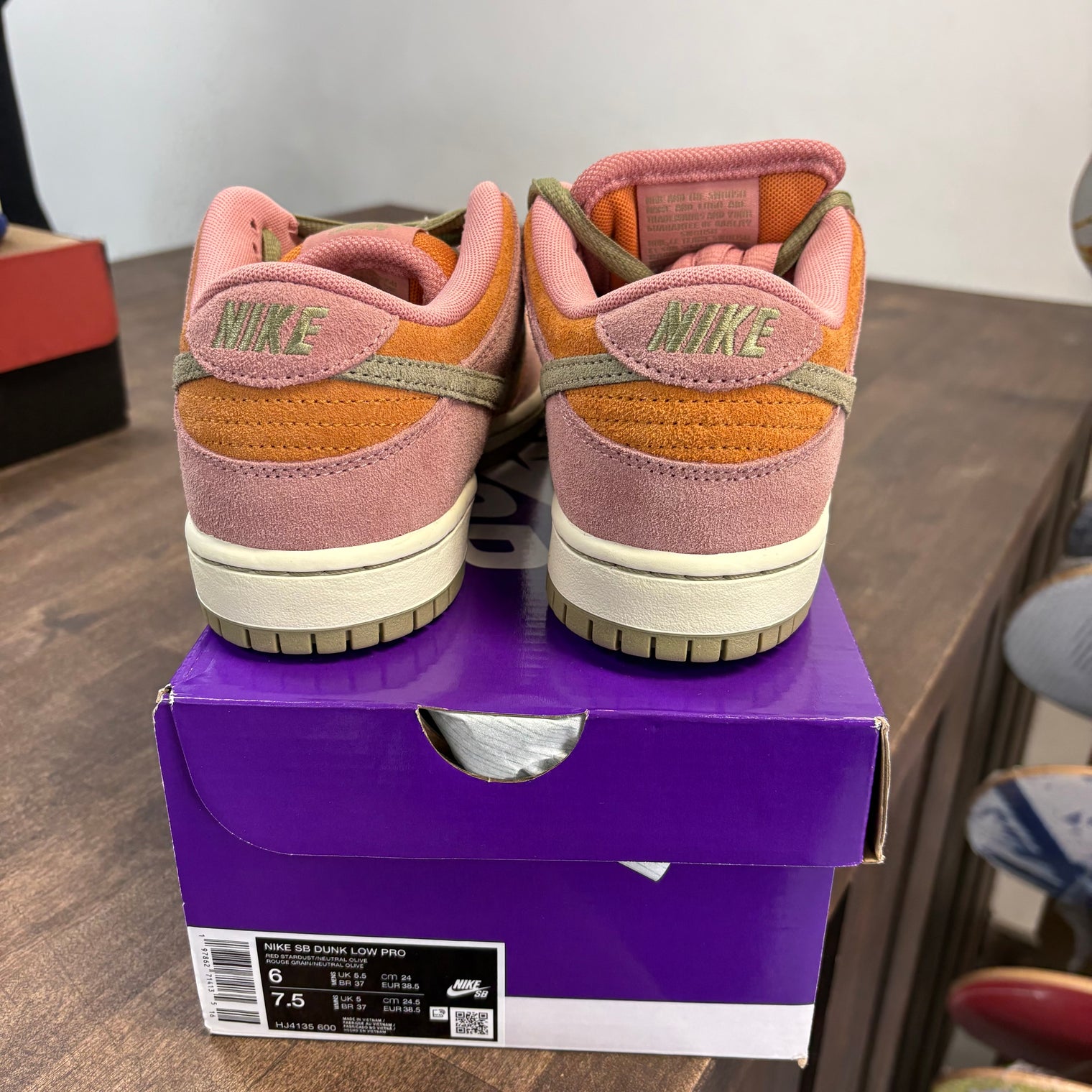 Red Stardust Nike SB Dunk Low