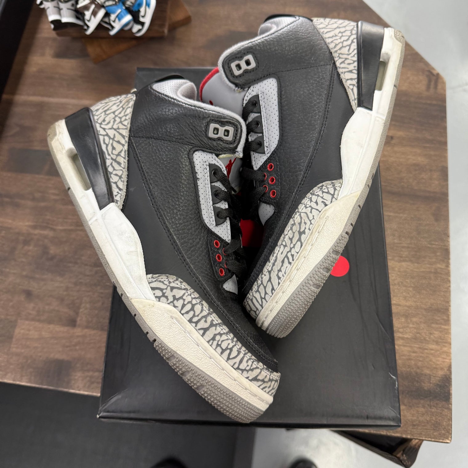 Black Cement Jordan 3 (2018) (USED)