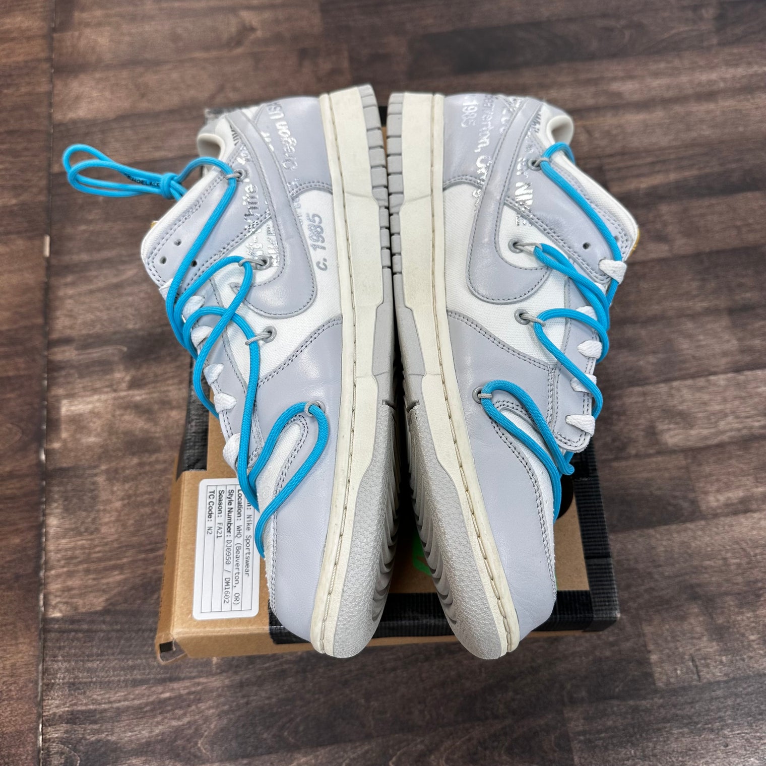 Lot 02 of 50 Off-White Dunk Low (USED)