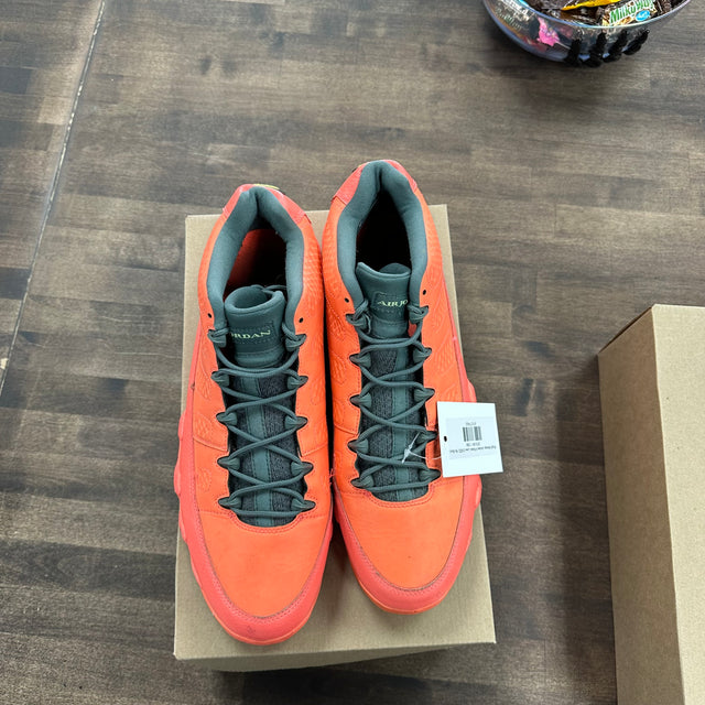Bright Mango Jordan 9 Retro Low (USED, No Box)