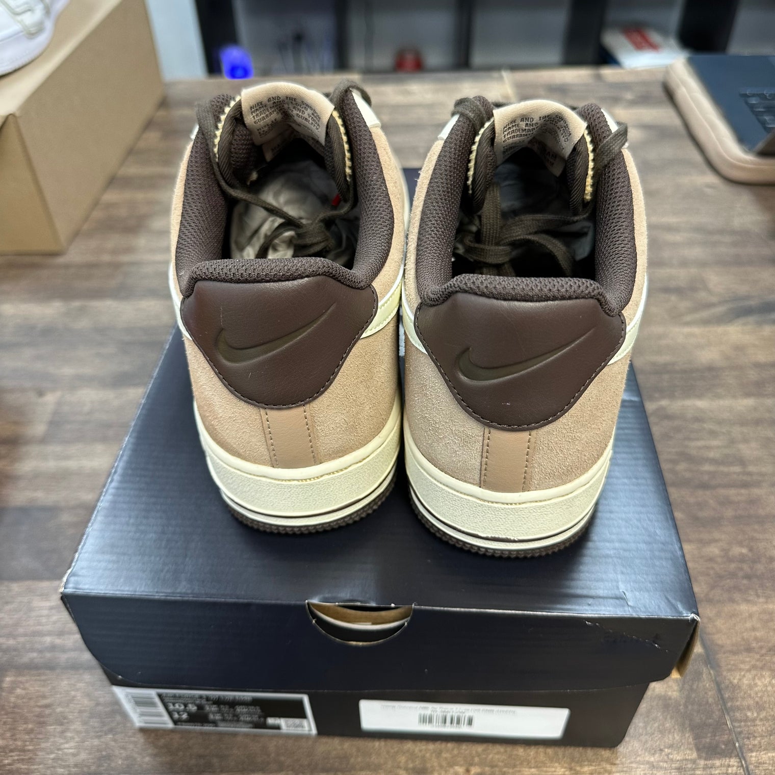 Hemp Coconut Milk Air Force 1 Low LV8 EMB (USED)