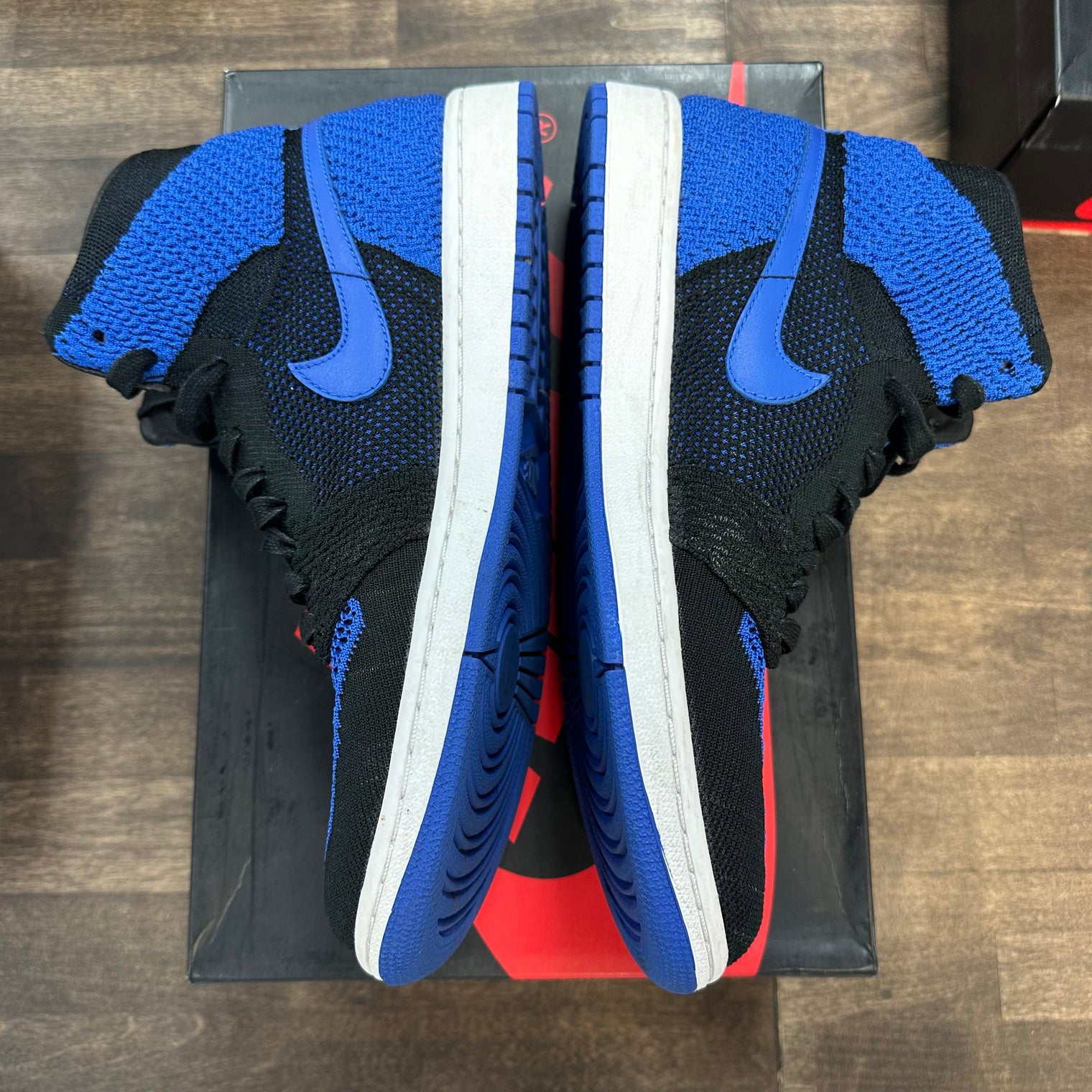 Flyknit Jordan 1 High Royal (USED)