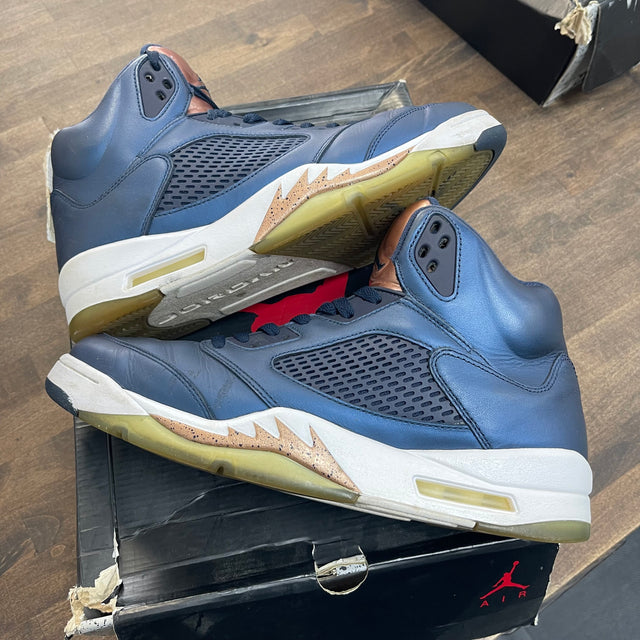 Bronze Jordan 5 (USED,No Box)