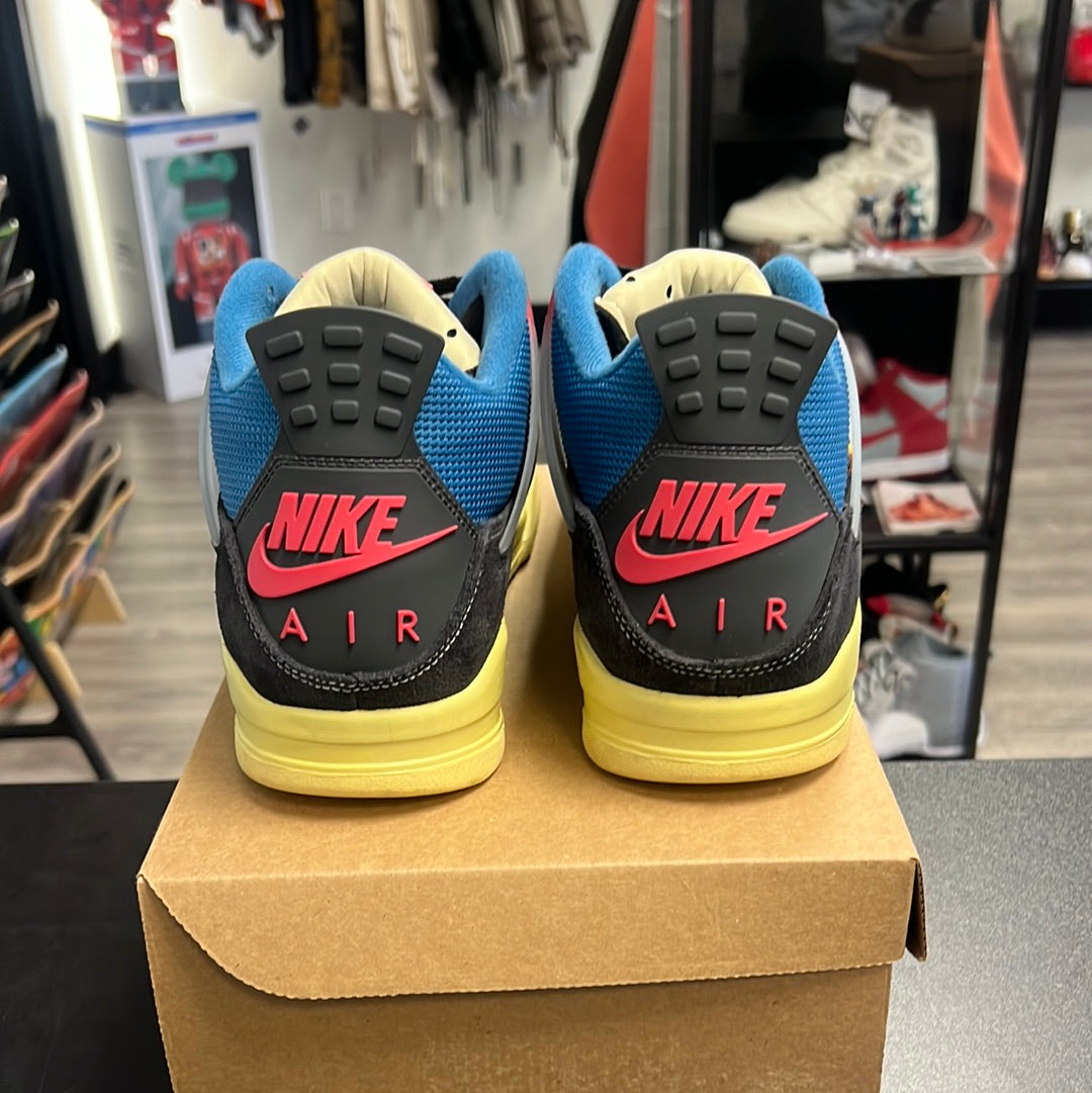 Jordan 4 Retro Union off Noir (USED,no box)
