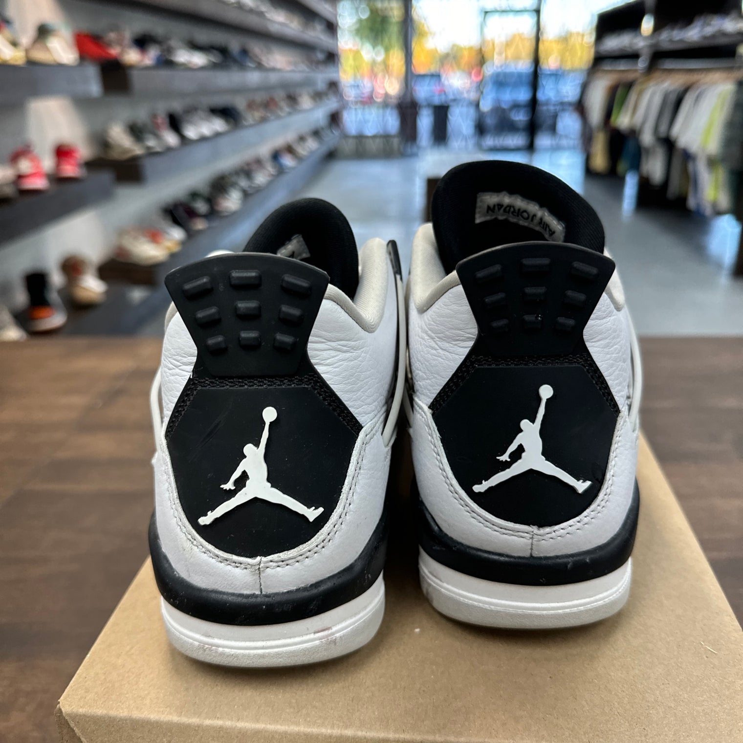 Military Black Jordan 4 (USED, No Box)