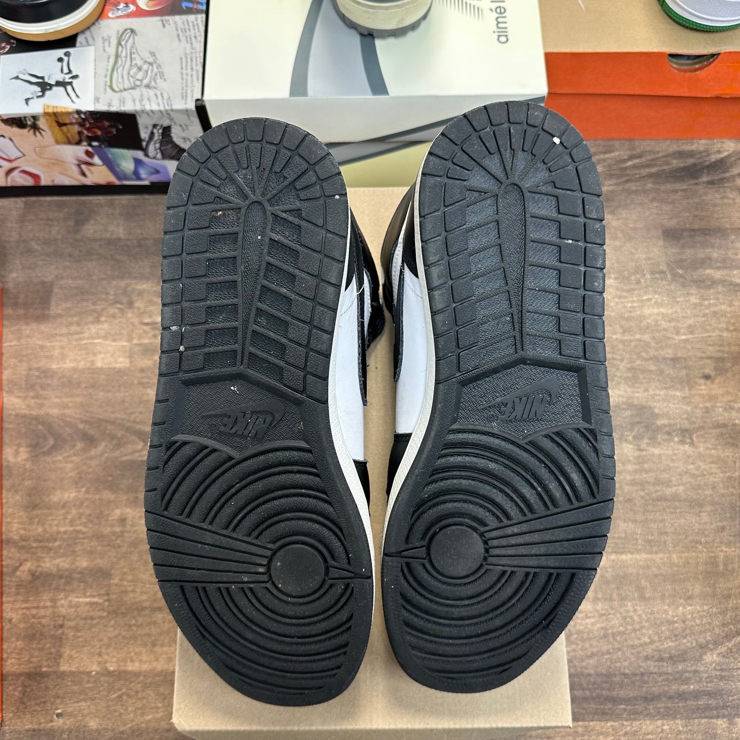 Black White Jordan 1 High (2015) (USED, No Box)