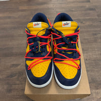 Off-White Michigan University Gold Nike Dunk Low (USED, No Box)