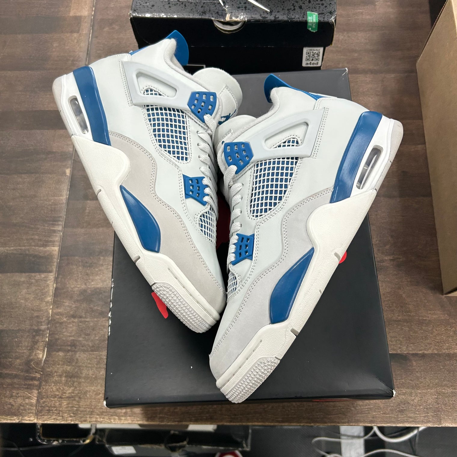 Military Blue Jordan 4 Retro (USED)