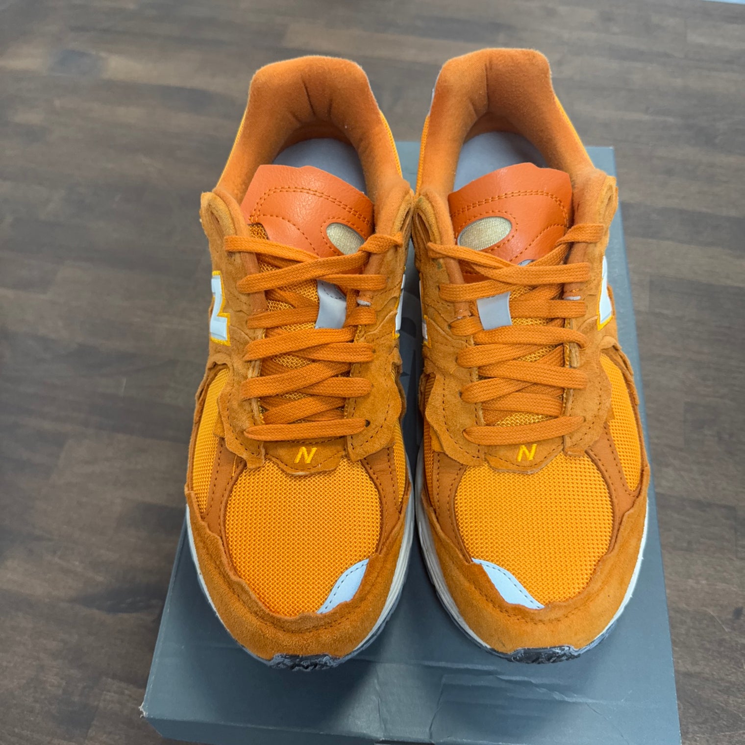 Vintage Orange New Balance 2002R Protection Pack (USED)