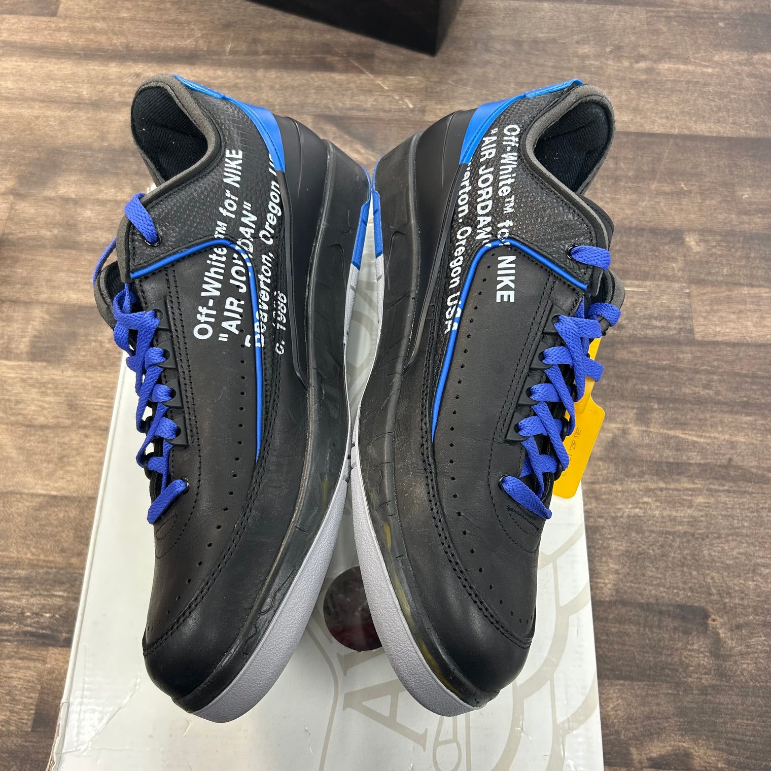 Off-White Jordan 2 Black Blue Low (USED)