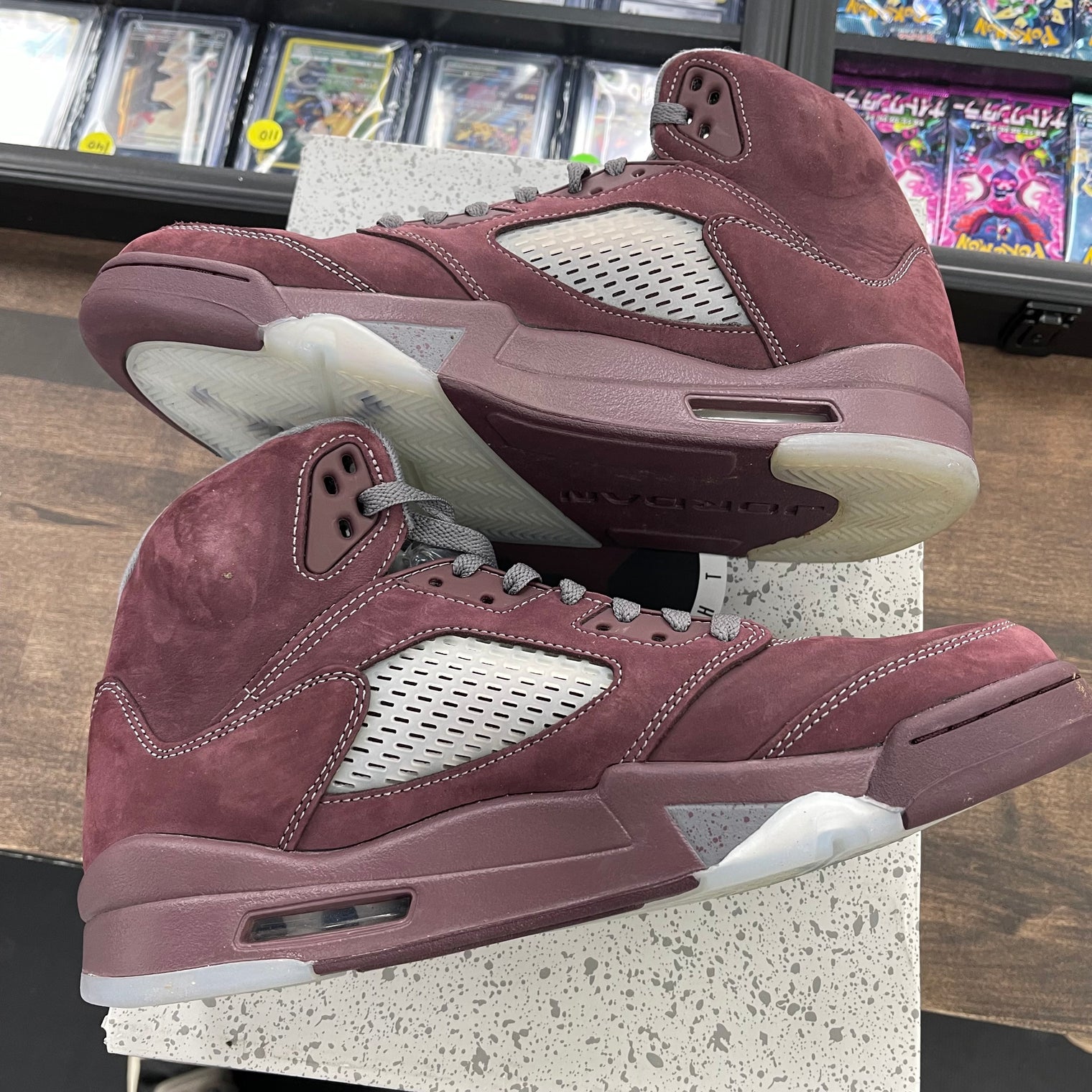 Burgundy Jordan 5 (USED)