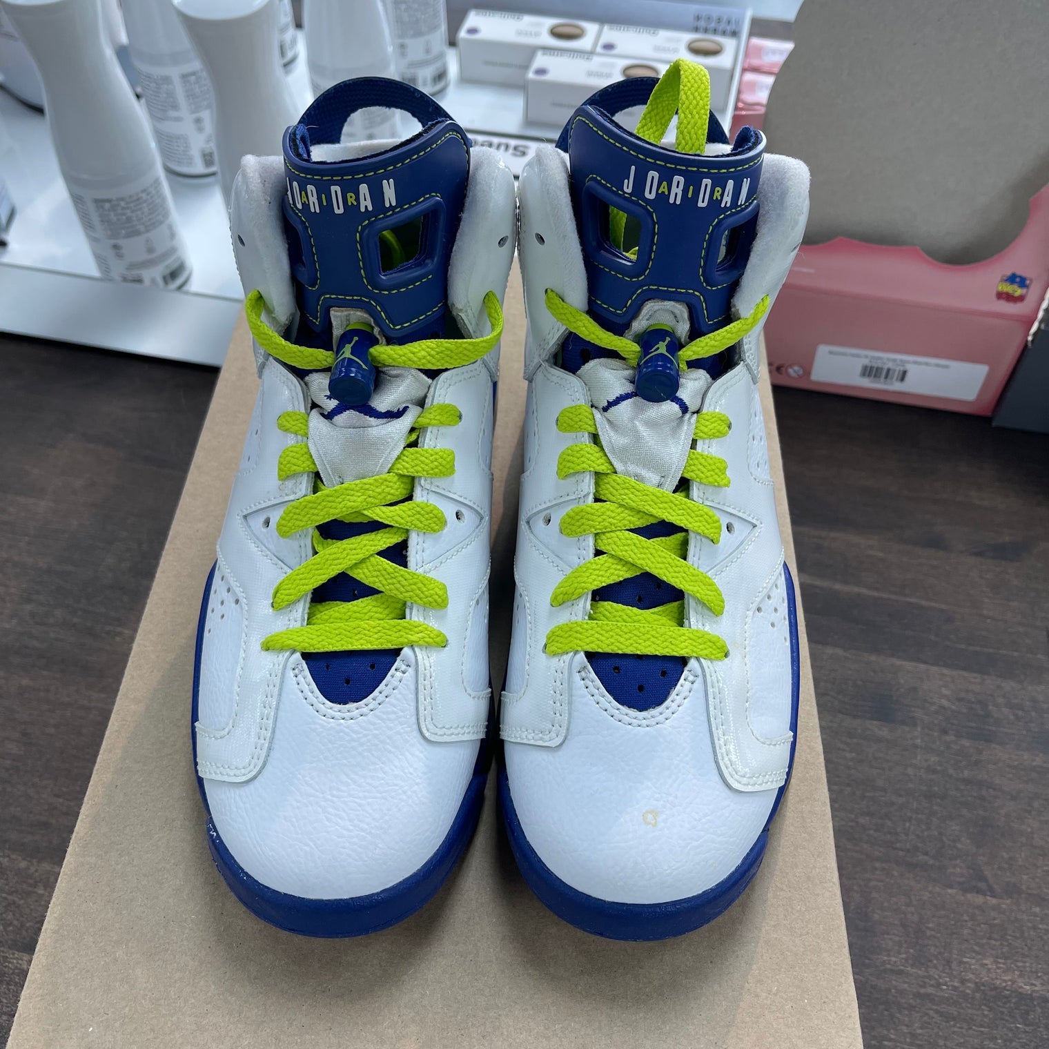 Fierce Green Jordan 6 Retro (USED, No Box)