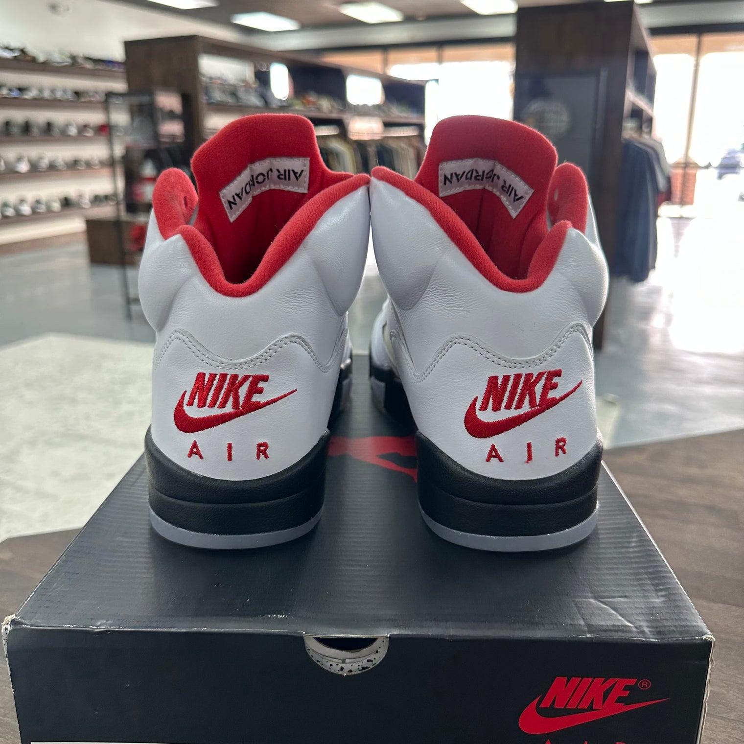 Fire Red Jordan 5 (Lightly Worn)