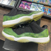 Green Snakeskin Jordan 11 Low (USED)