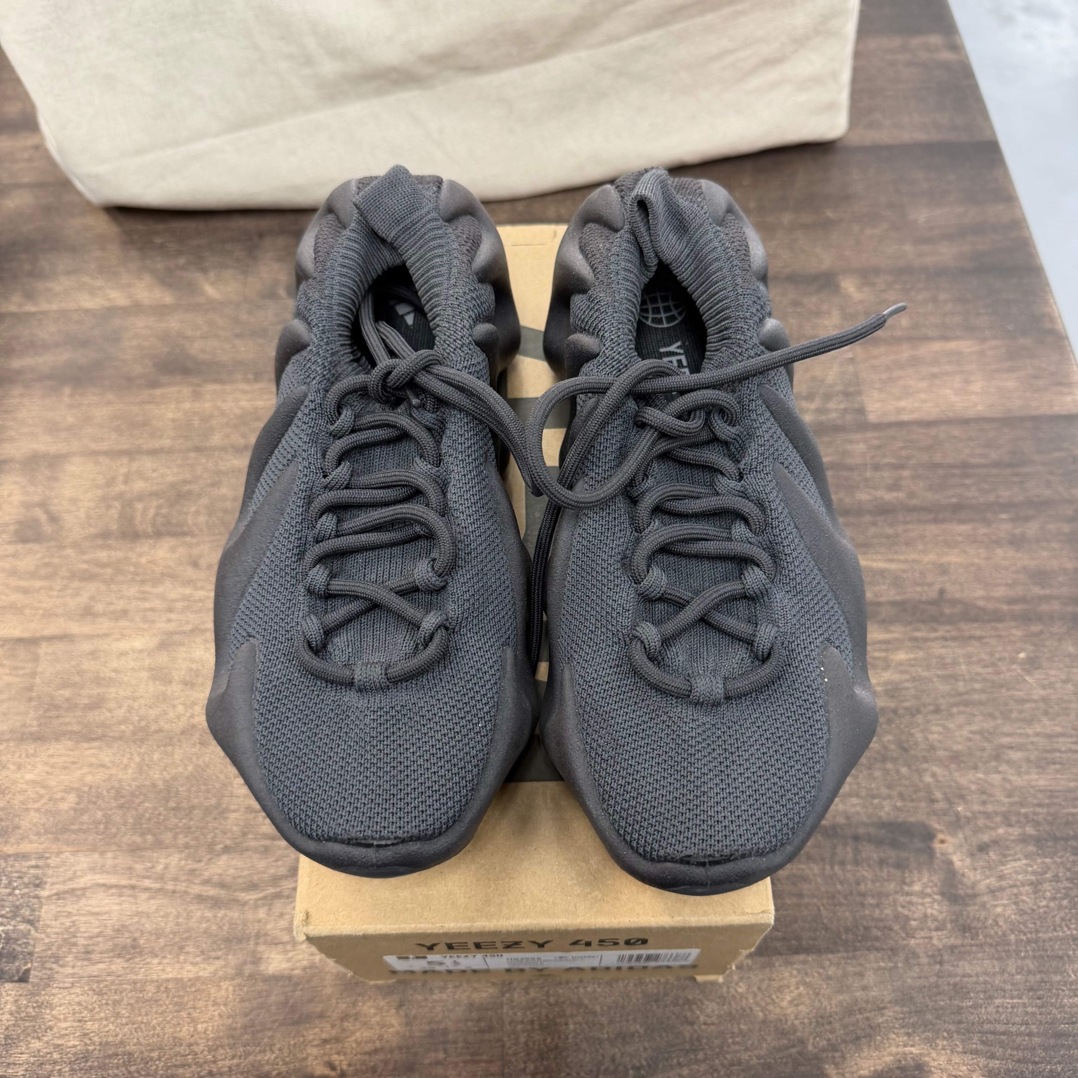adidas Utility Black Yeezy 450 (USED) Size 5.5Y (Pre-Owned) - Image 2