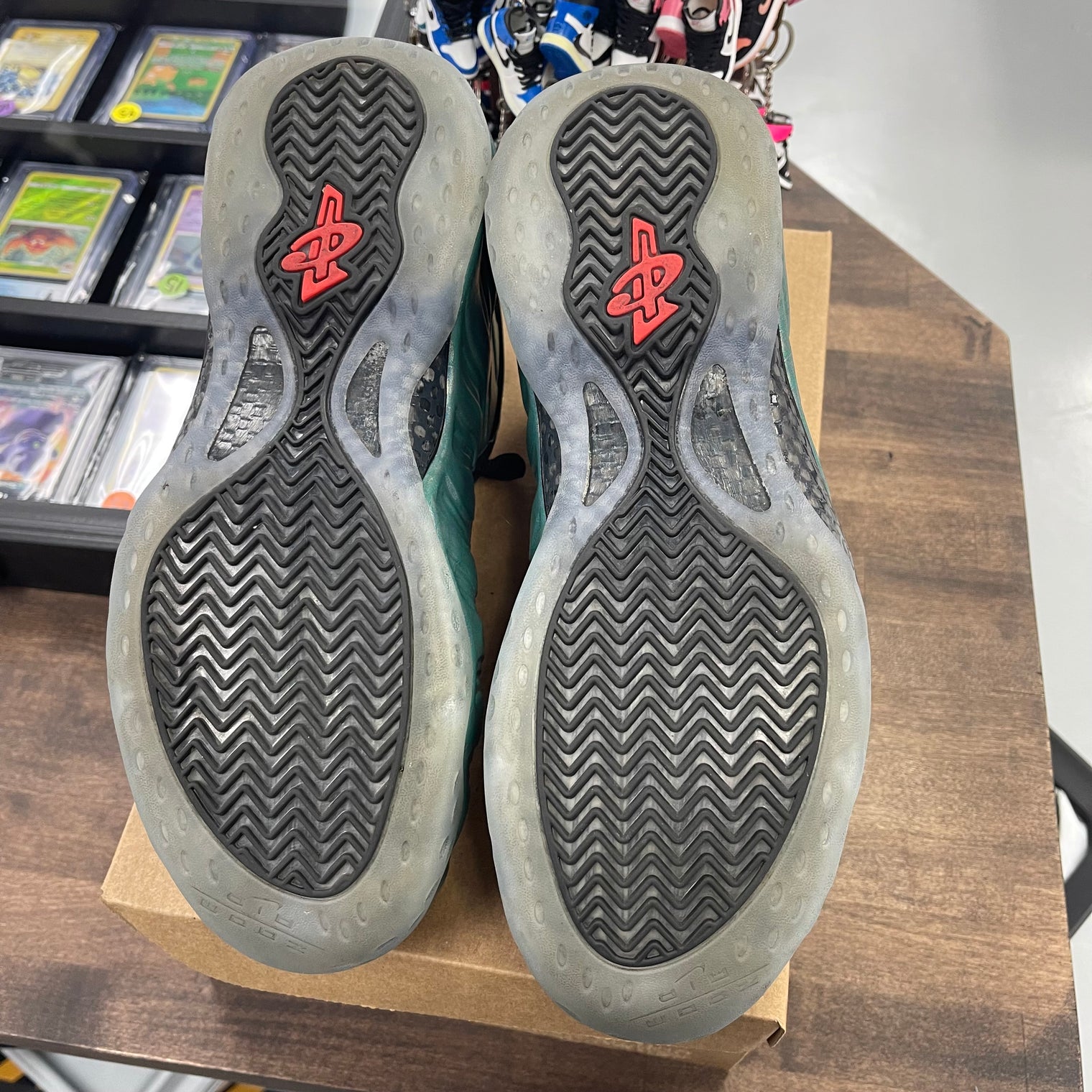 Gone Fishing Nike Foamposite (USED,No Box)
