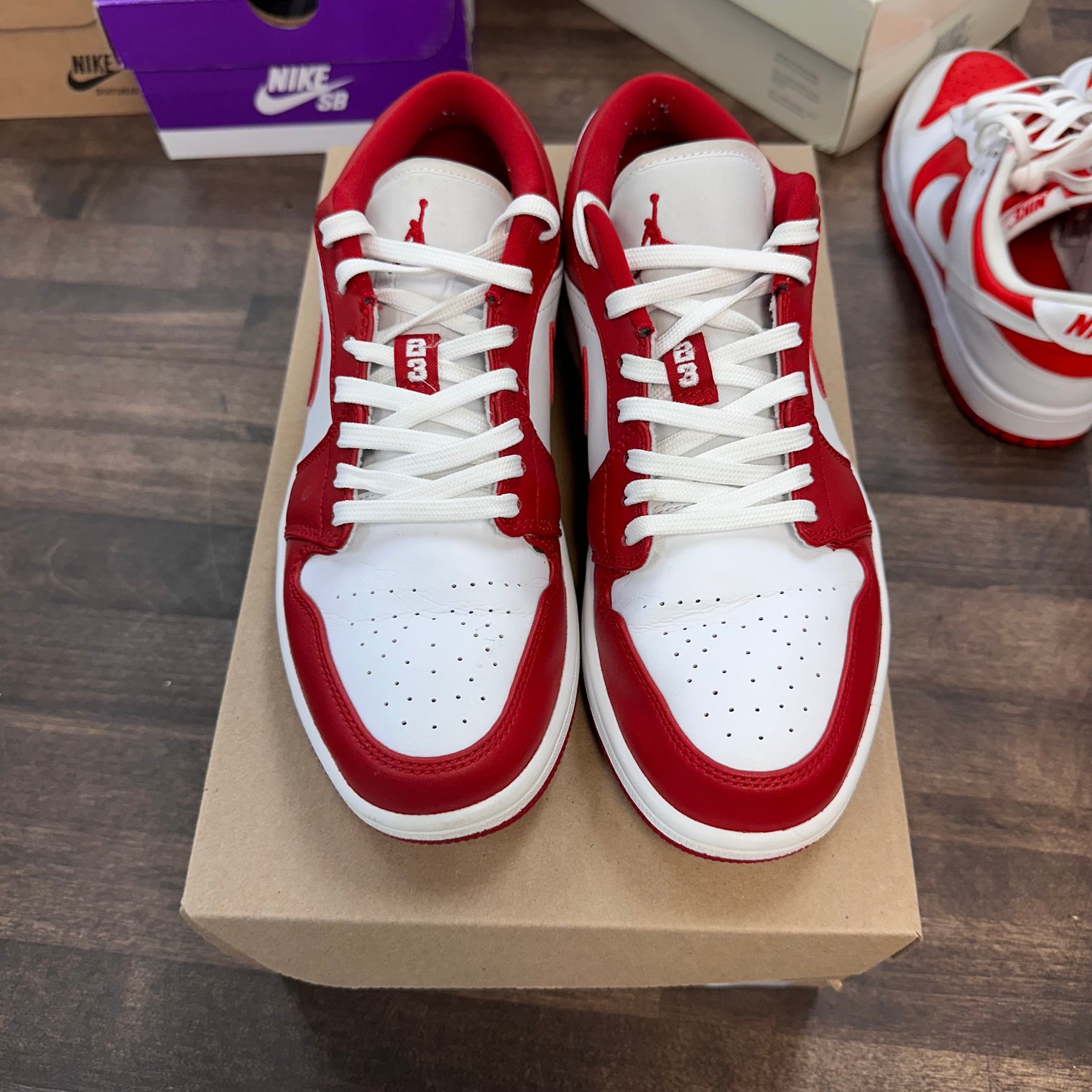 Gym Red Jordan 1 Low (USED, No Box)