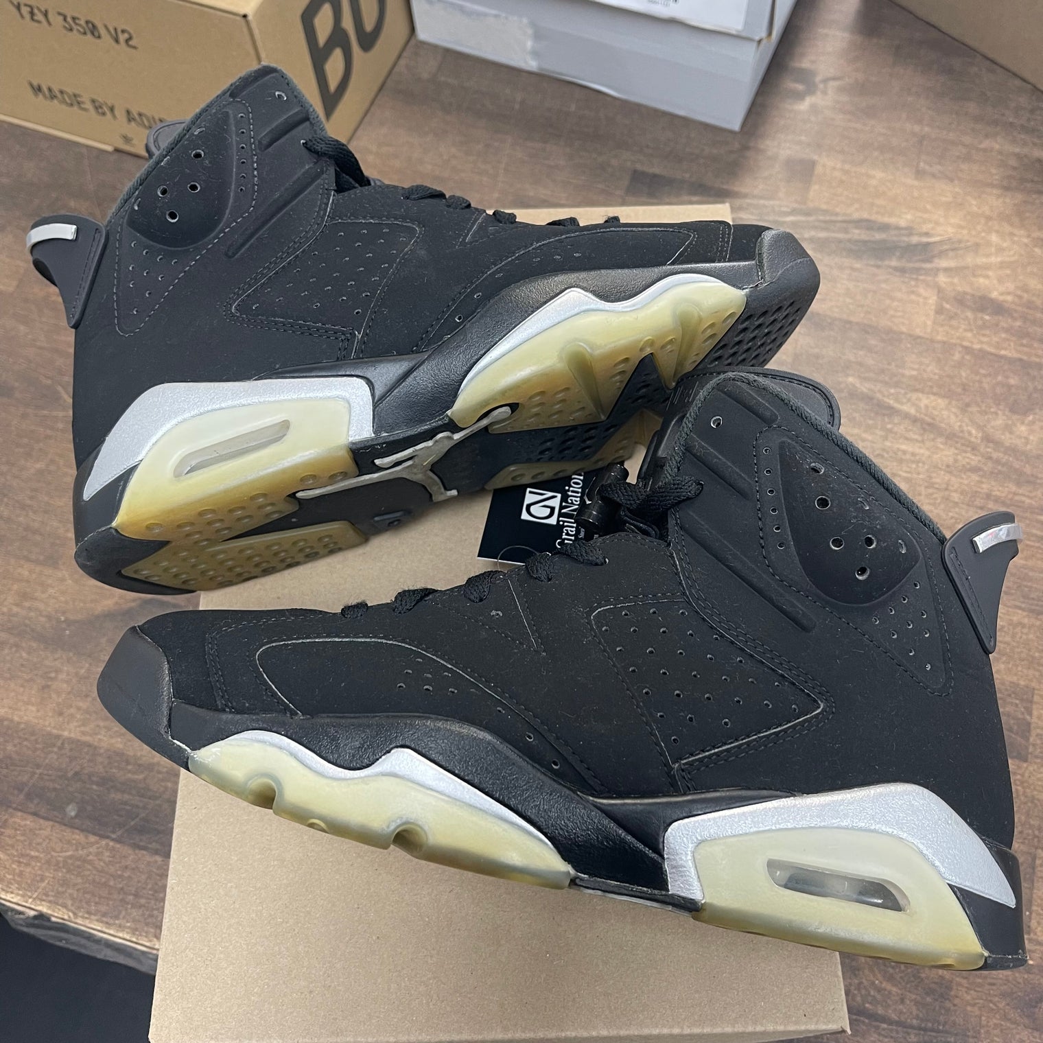 Chrome Jordan 6 (USED,No Box)