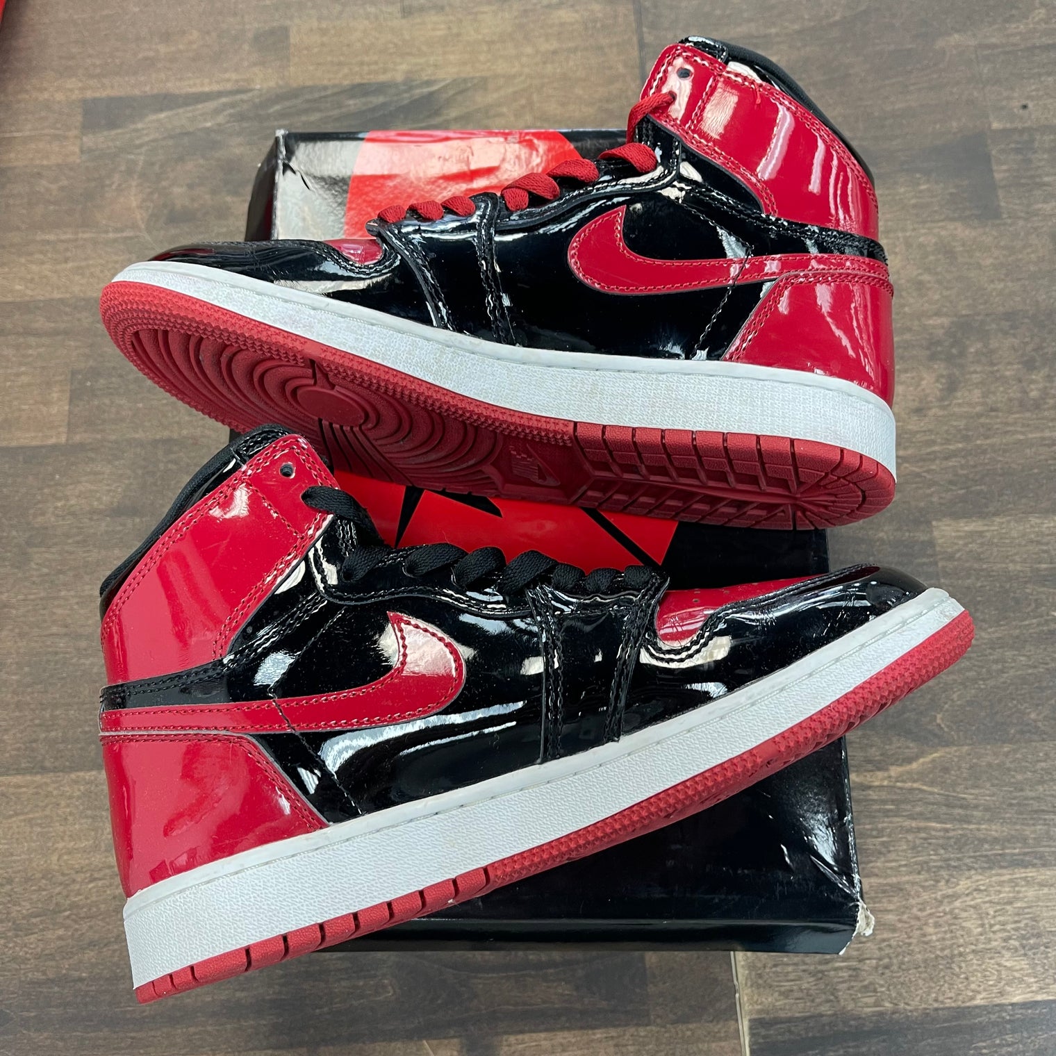 (GS) Patent Bred Jordan 1 High (USED)