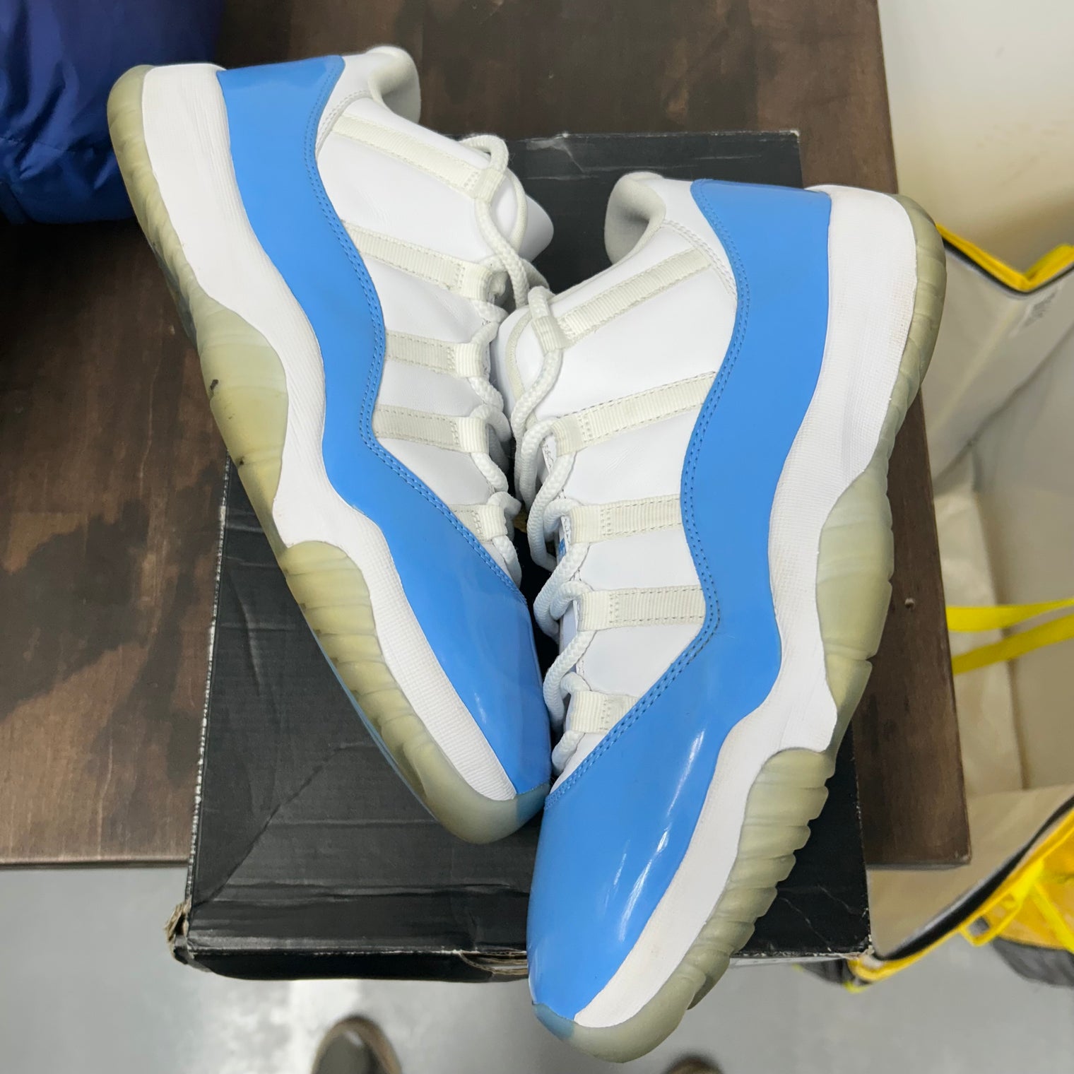 UNC University Blue Jordan 11 Low (USED)