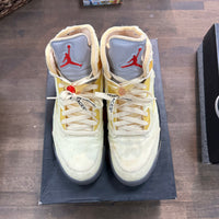 Off-White Sail Jordan 5 Retro (USED)