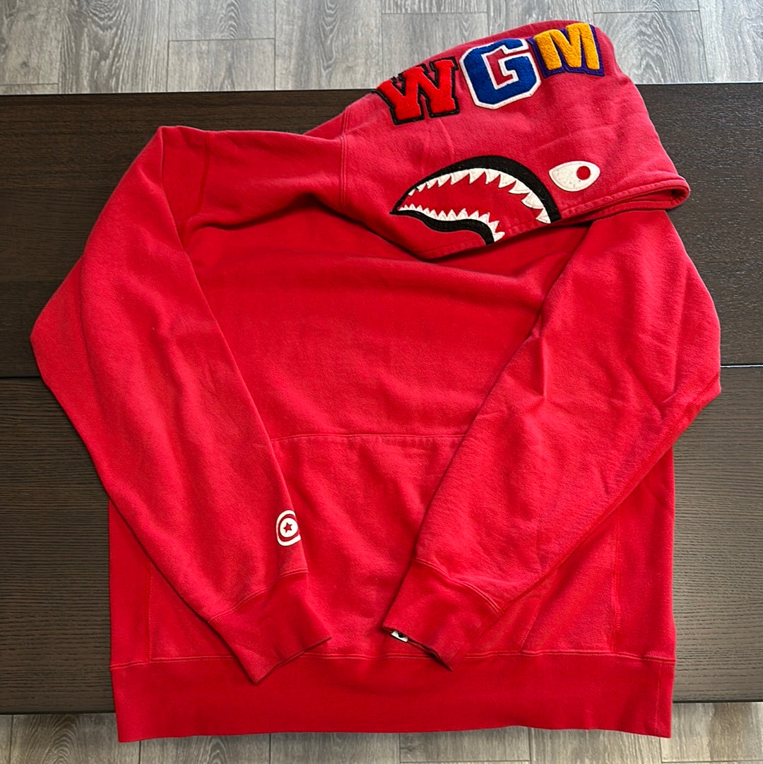 Bape Pullover Hoodie Red (Used)