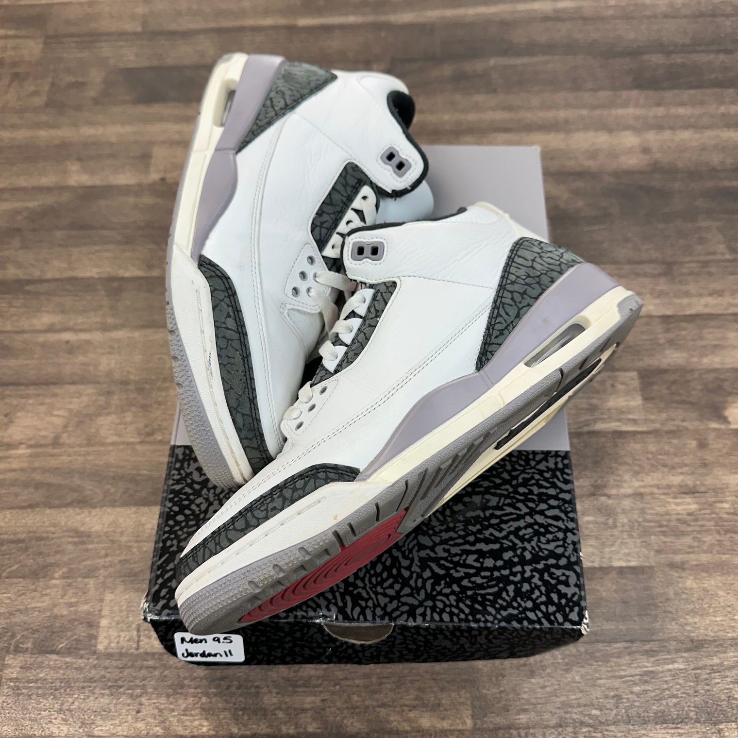 Cement Grey Jordan 3 Retro (USED)