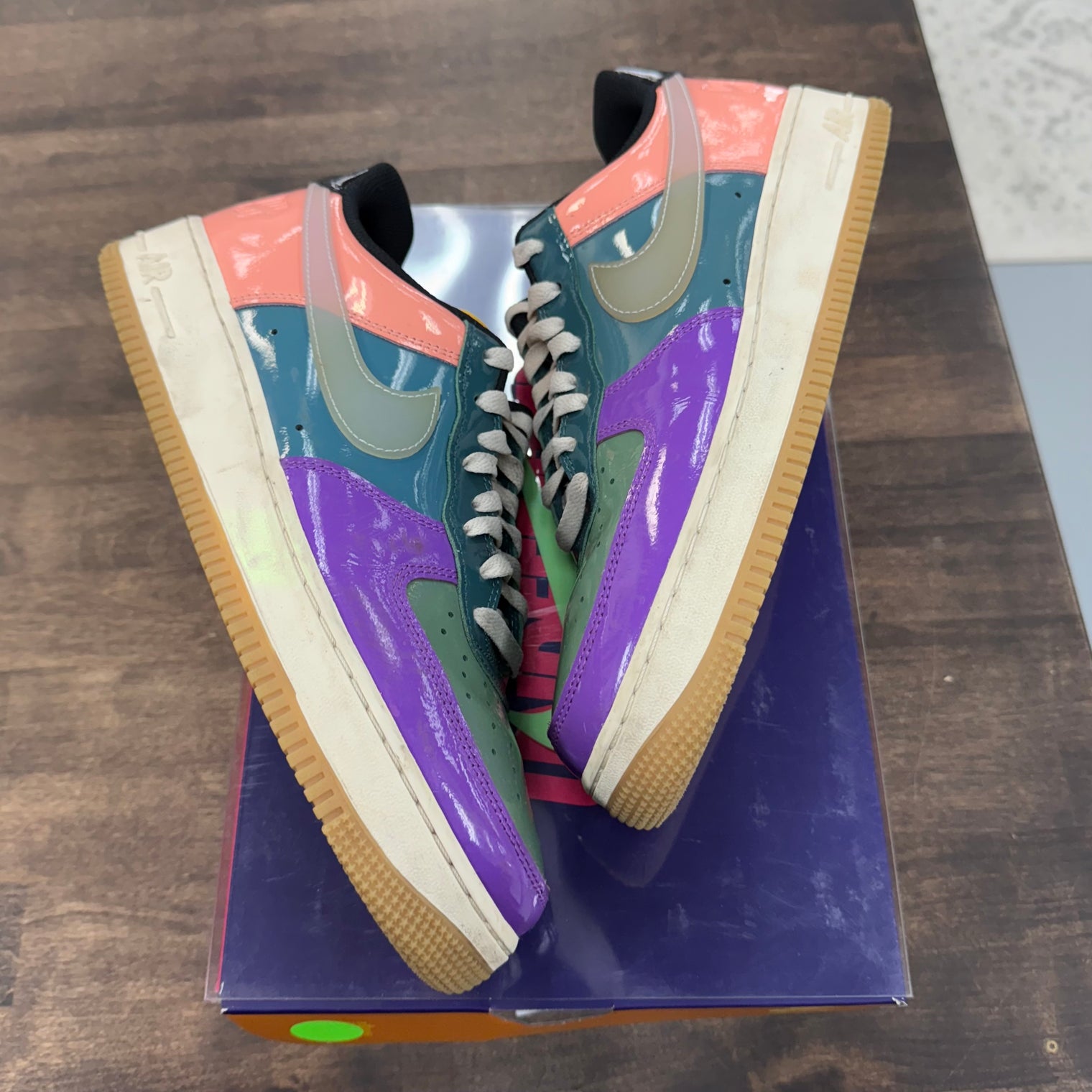 Multi Patent Wild Berry Undefeated Air Force 1 Low (USED)