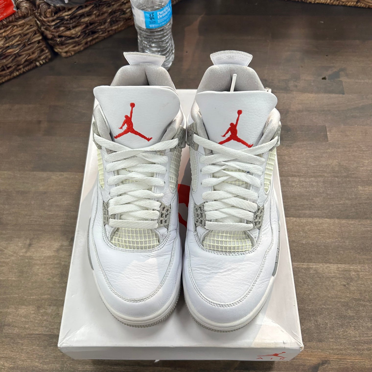 Jordan 4 Retro White Oreo (2021) (US 8.5) (USED)